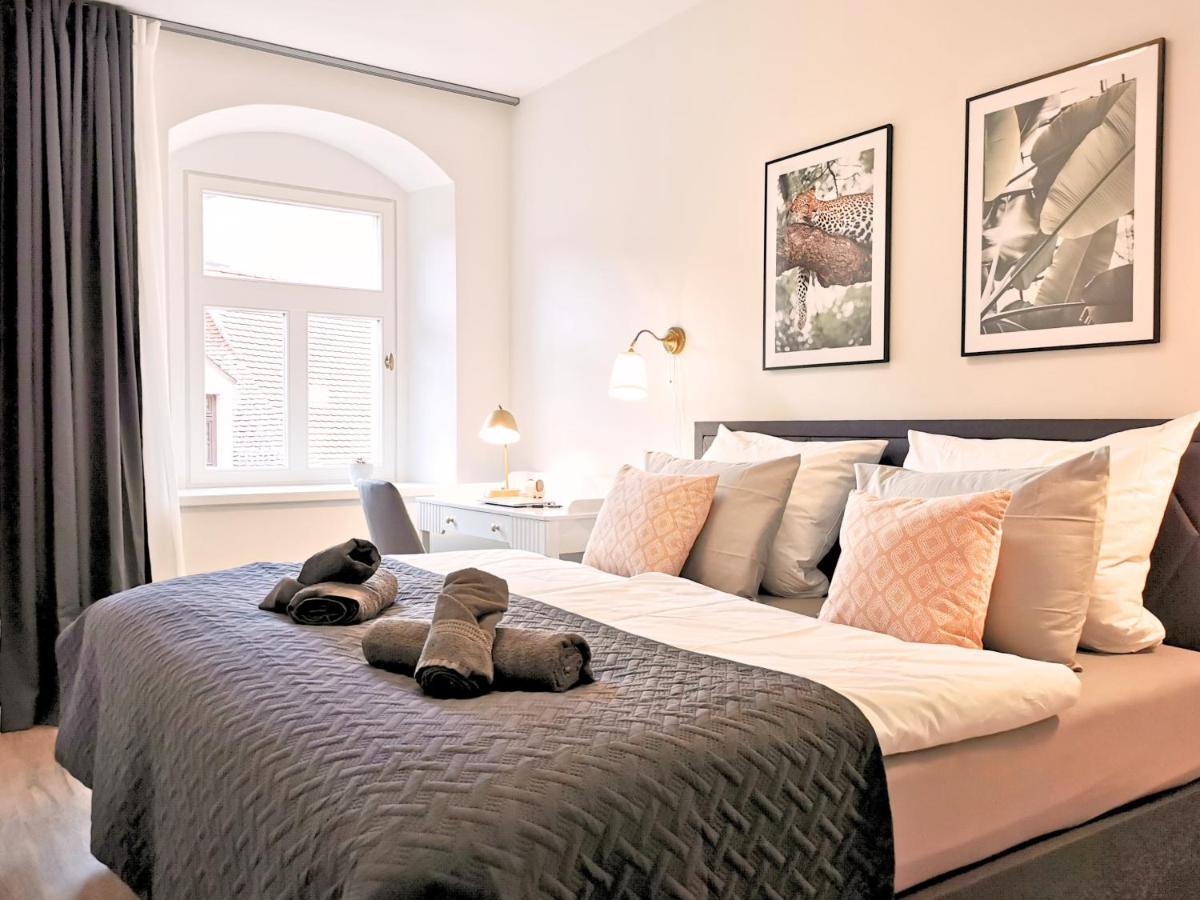 Fynbos Apartments Deluxe, Balkon, Historisch, Parkplatz Meißen Esterno foto